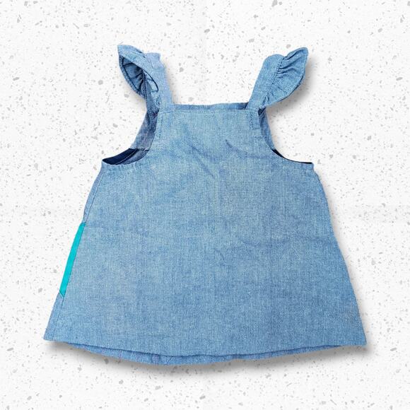 VTG 80s Disney Winnie the Pooh Colorblock Dress Size 2T - Picture 4 of 6